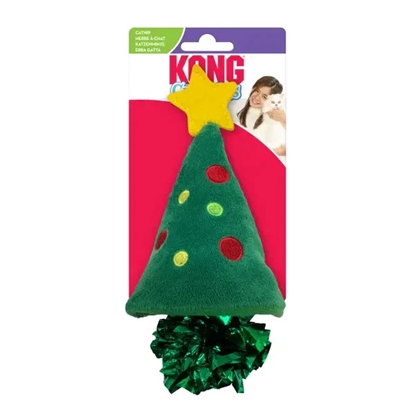 Picture of KONG Cat Holiday Crackles Christmas Tree Toy